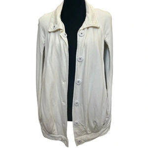 Young Fabulous and Broke Button Up Vest Cream Size Small